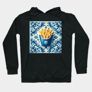 Delft Tile With Fast Food No.2 Hoodie